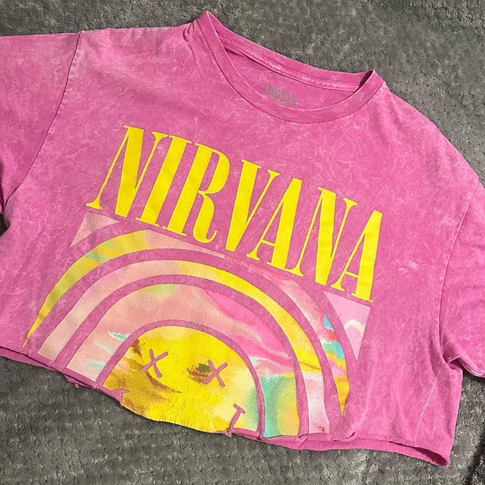 Nirvana Pink Kids T-Shirt